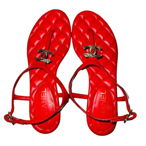 chanel thong sandals ebay|chanel sandals women 2021.